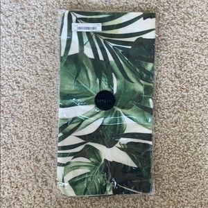 Shein Tropical Leaf Print Pillowcase